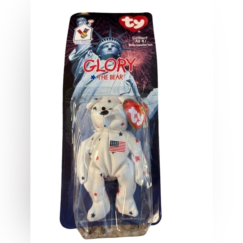 TY Glory Beanie Babies McDonald's Vintage Limited Edition Bear